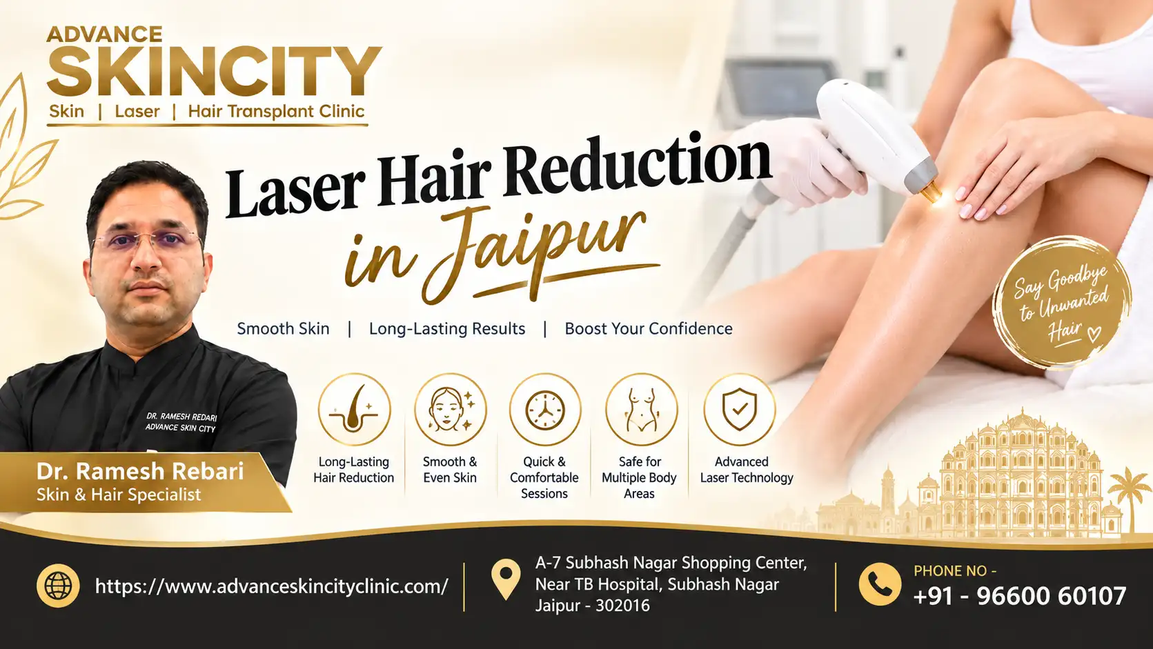 Laser Hair Reduction in Jaipur